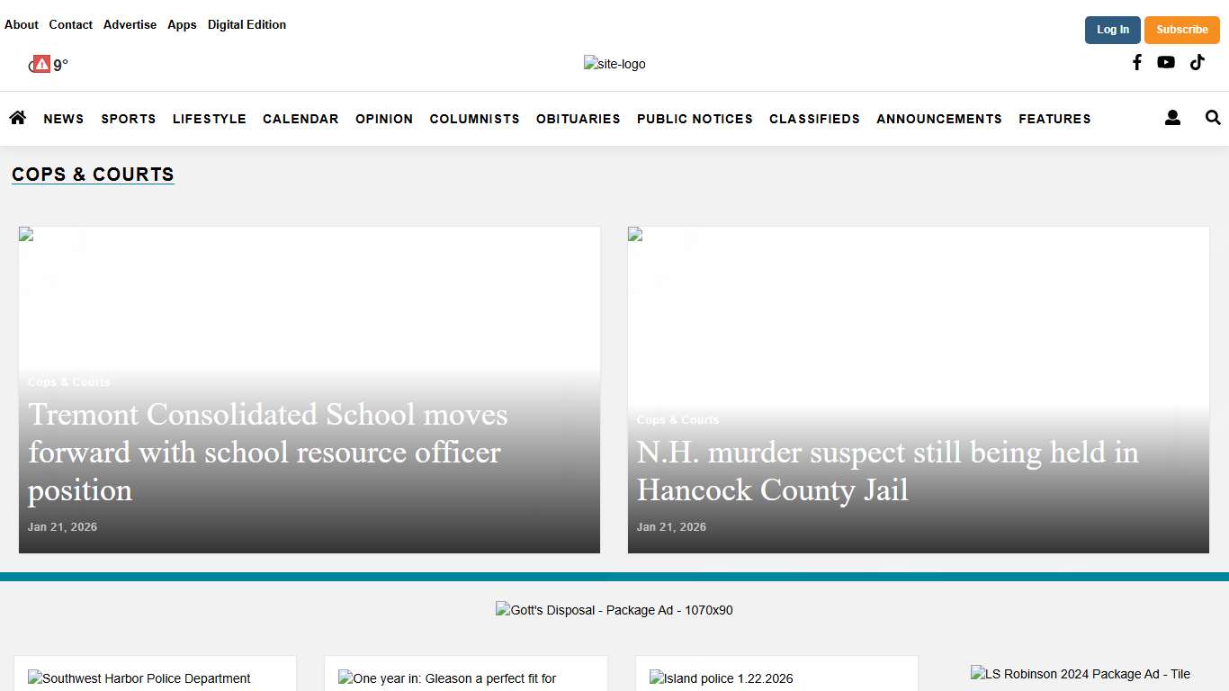 Cops & Courts mdislander.com